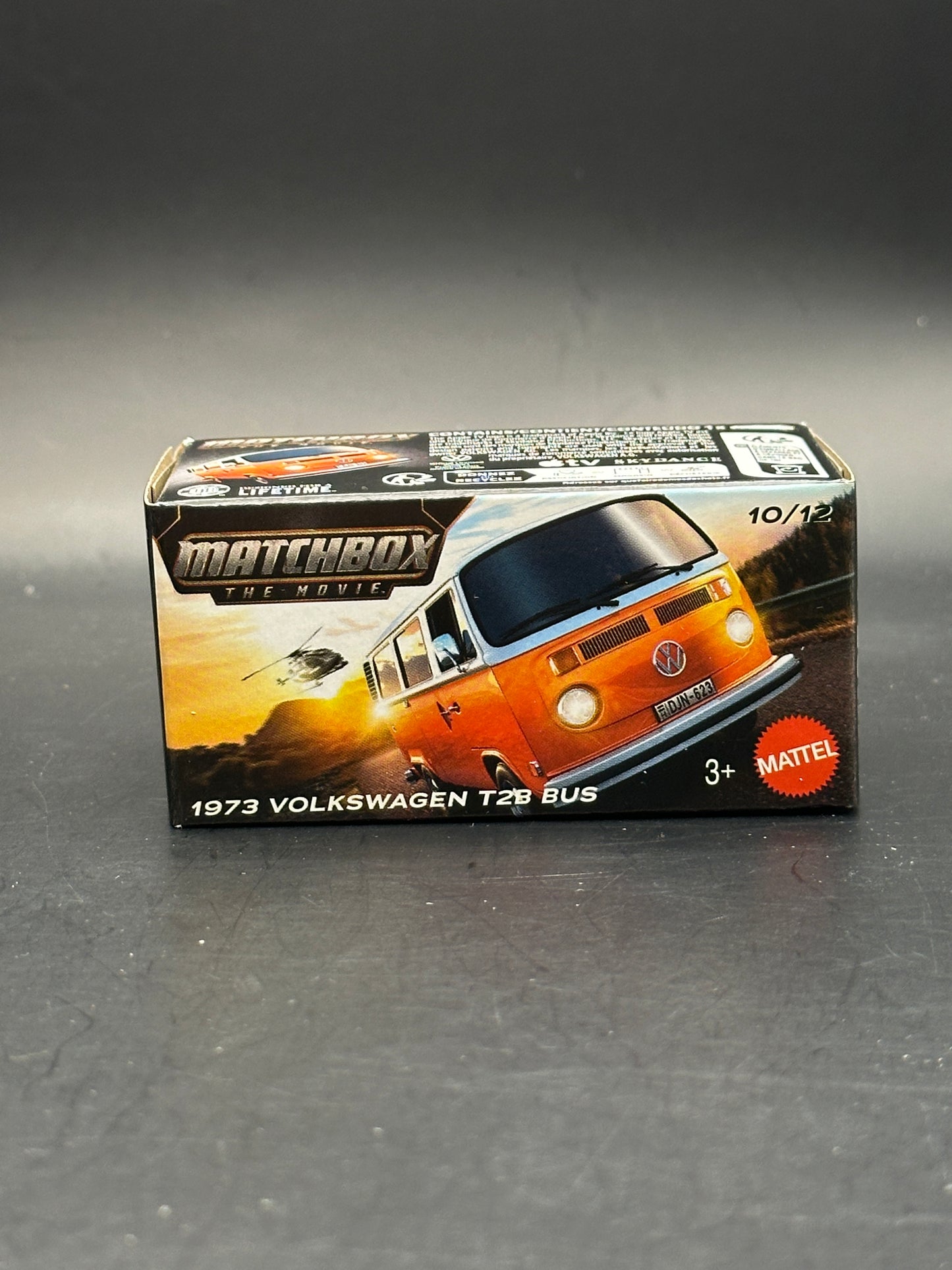 MATCHBOX THE MOVIE - 1973 VOLKSWAGEN T2B BUS - 10/12 - DIECAST