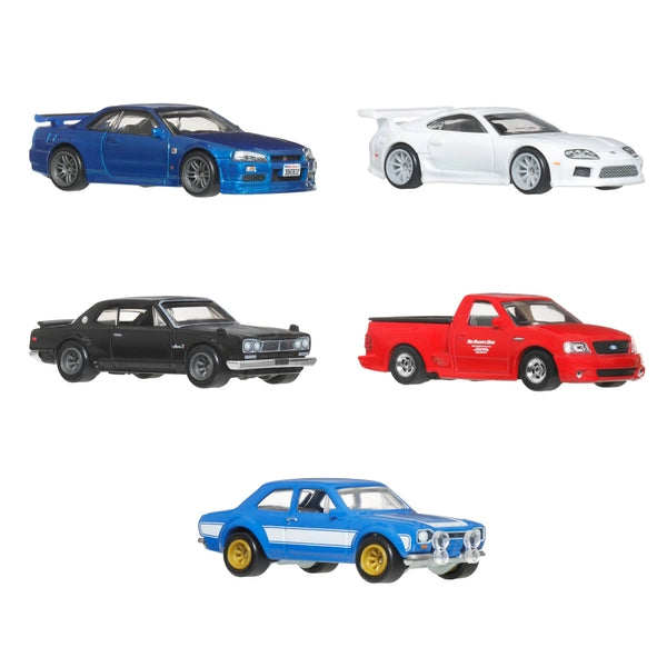 HOT WHEELS - BRIAN O’CONNOR 5 CAR PREMIUM BUNDLE (2026) - FAST AND FURIOUS