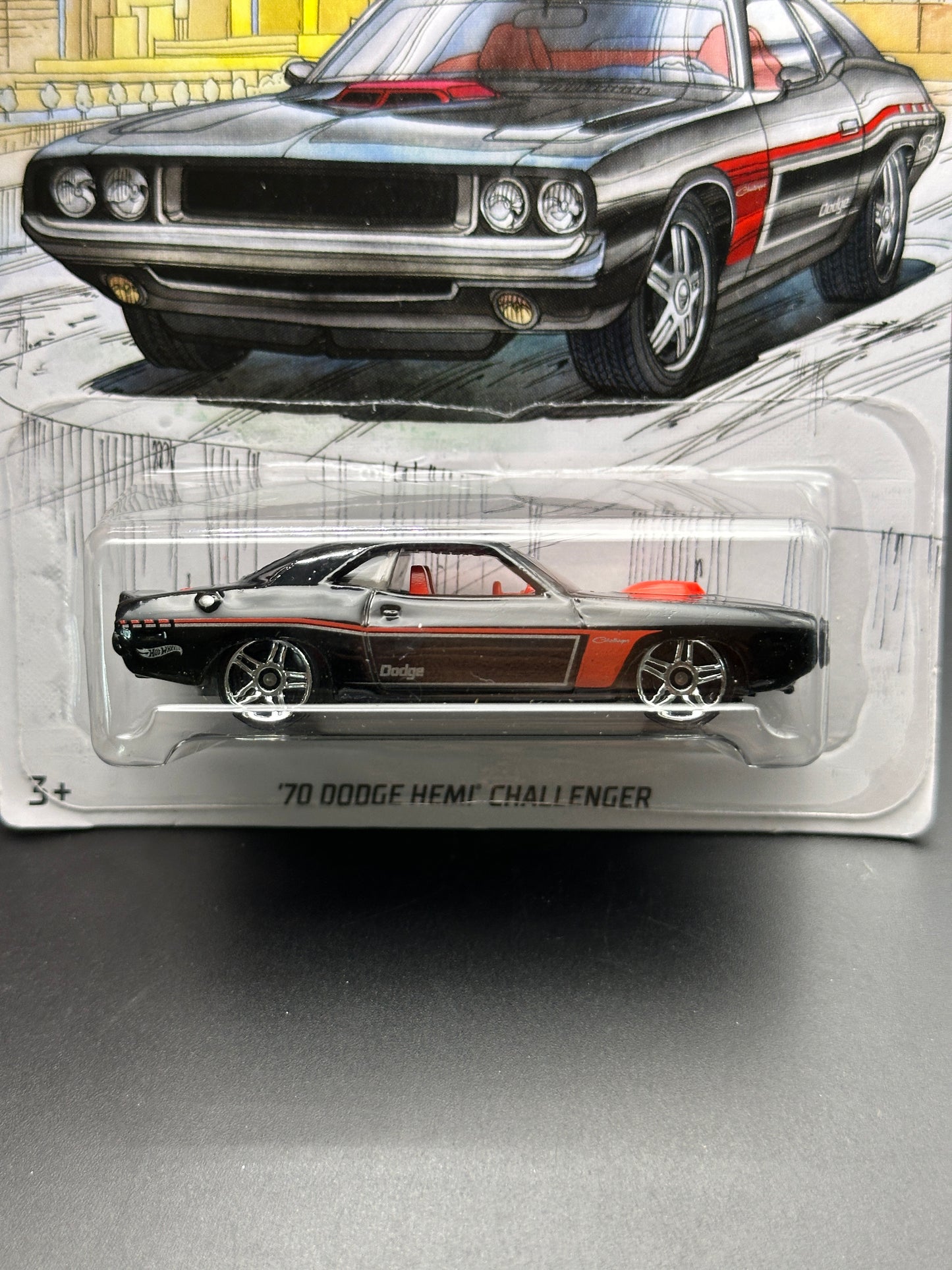 HOT WHEELS - 70 DODGE HEMI CHALLENGER (2018) - DETROIT MUSCLE SERIES 5/6