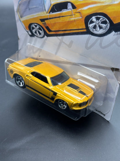 HOT WHEELS - 69 FORD MUSTANG (2019) - LARRY WOOD ANNIVERSARY SERIES 4/10