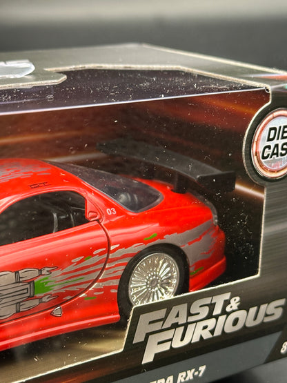 JADA DIECAST CARS - DOMS MAZDA RX7 - FAST FURIOUS 1/32 SCALE
