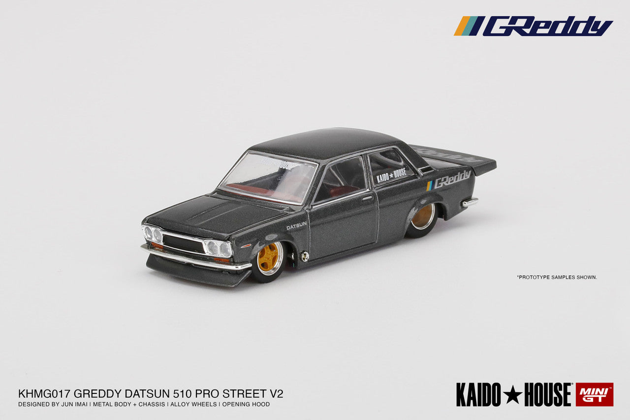 KAIDO HOUSE - DATSUN 510 PRO STREET GREDDY - GUNMETAL GREY