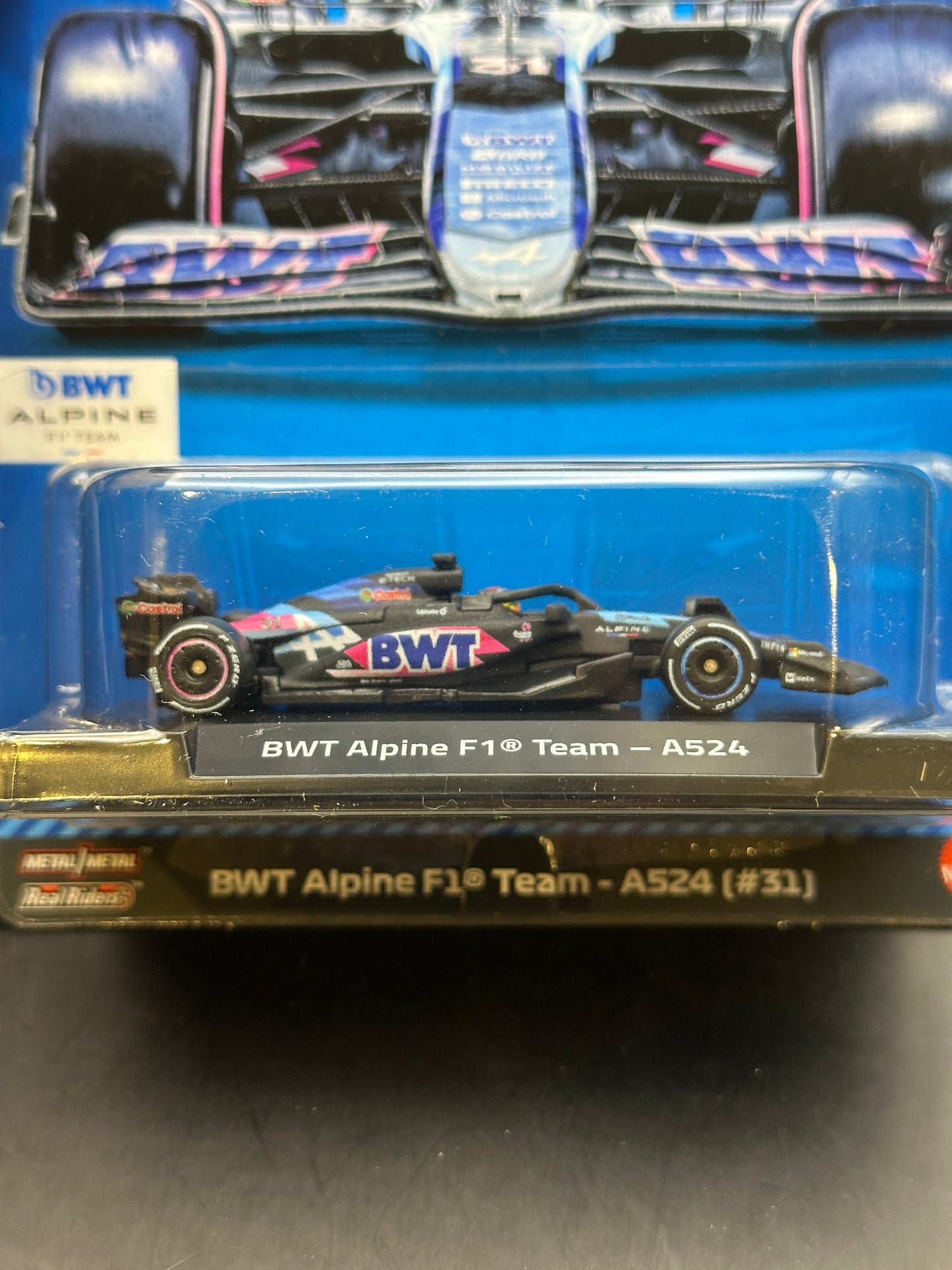 HOT WHEELS - ESTEBAN OCON BWT ALPINE F1 TEAM A524 #31 (2025) - FORMULA 1 SERIES