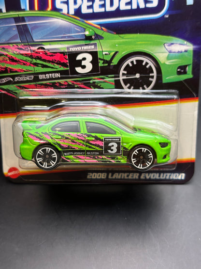 HOT WHEELS - 2008 LANCER EVOLUTION (2025) - NEON SPEEDERS SERIES 3/8