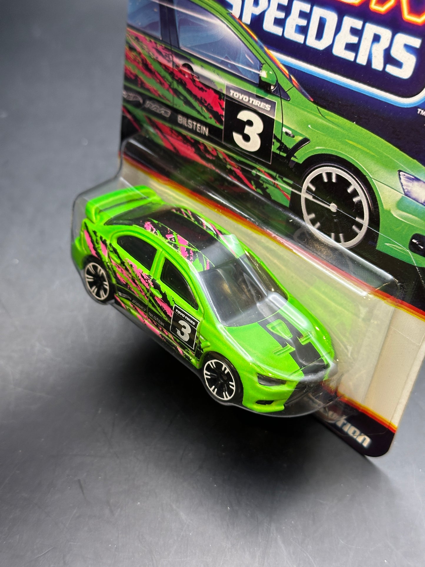 HOT WHEELS - 2008 LANCER EVOLUTION (2025) - NEON SPEEDERS SERIES 3/8