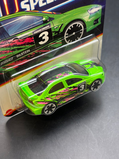 HOT WHEELS - 2008 LANCER EVOLUTION (2025) - NEON SPEEDERS SERIES 3/8