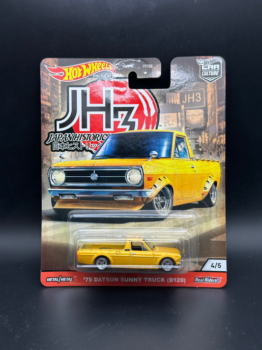 HOT WHEELS - 75 DATSUN SUNNY TRUCK B120 (2020) - CAR CULTURE - JAPAN HISTORICS 3 4/5