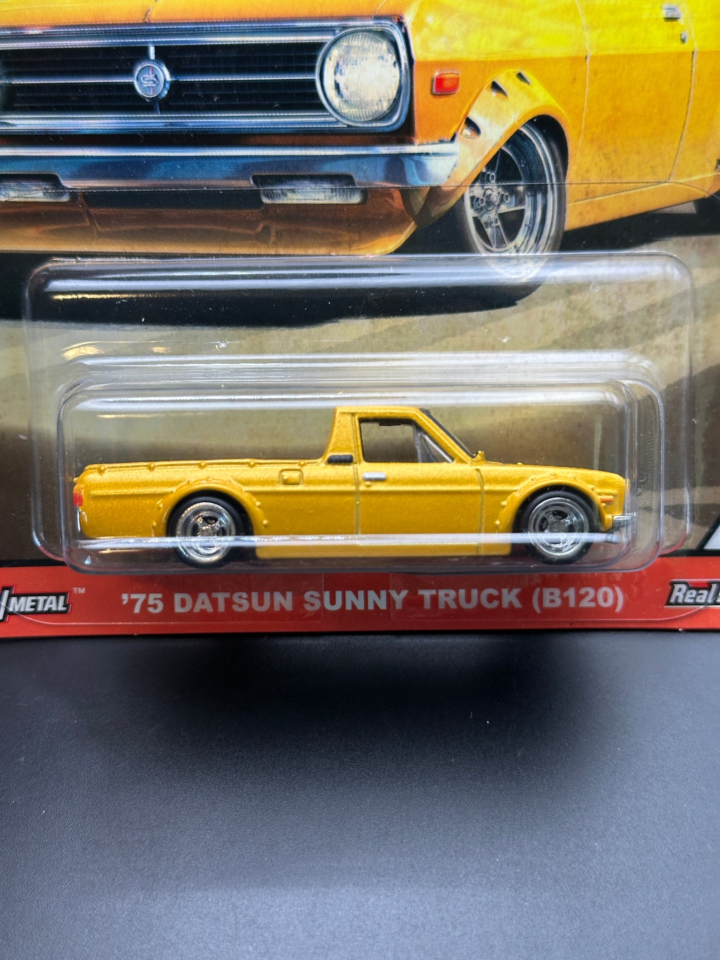 HOT WHEELS - 75 DATSUN SUNNY TRUCK B120 (2020) - CAR CULTURE - JAPAN HISTORICS 3 4/5