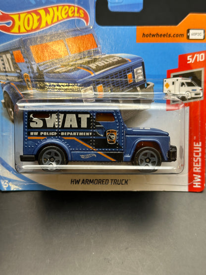 HOT WHEELS - HW ARMORED TRUCK (2019) - TREASURE HUNT - HW RESCUE 5/10