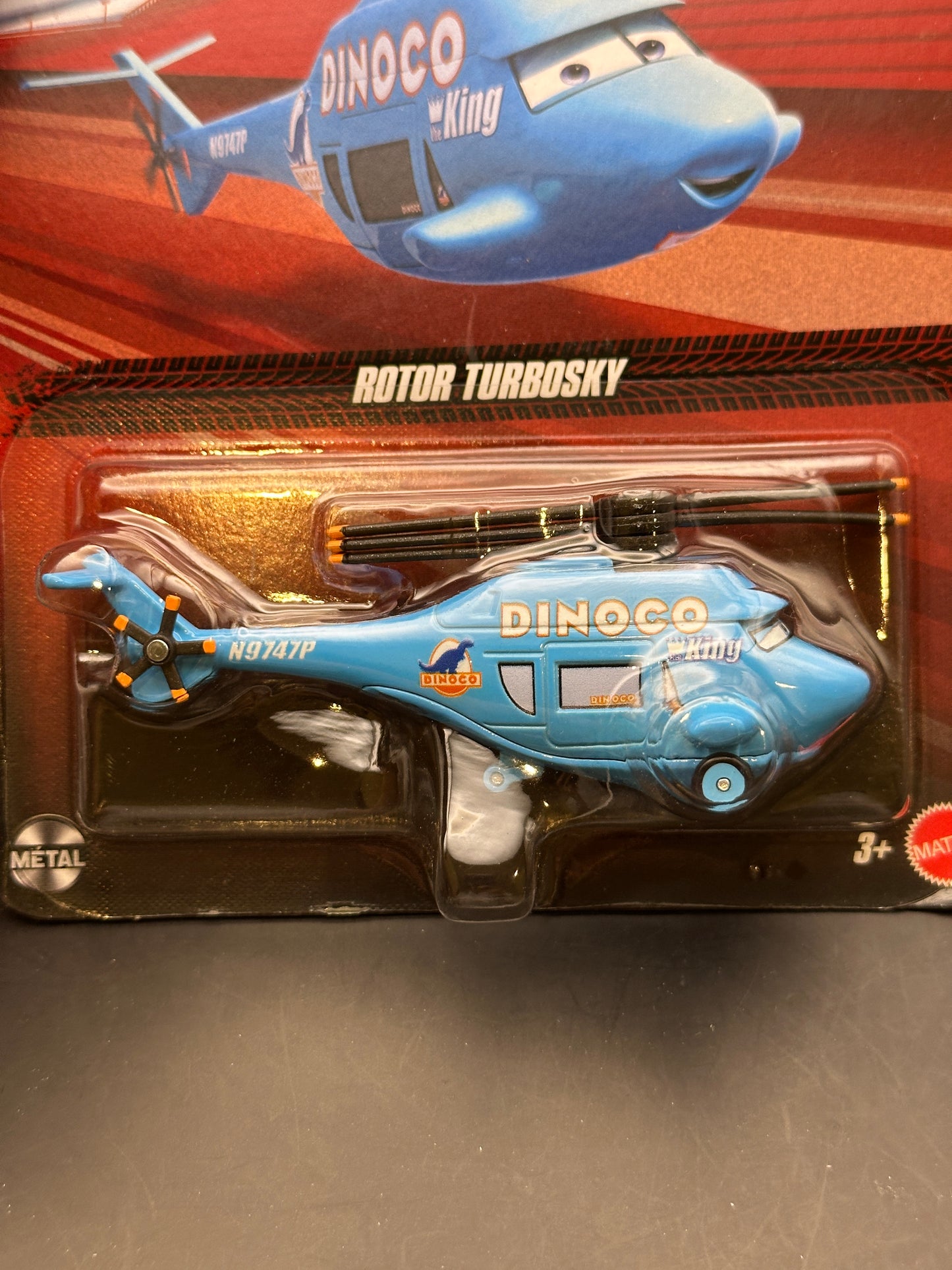 DISNEY PIXAR CARS - ROTOR TURBOSKY - CARS - DIECAST