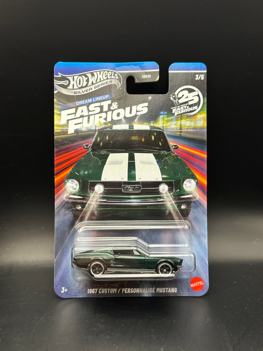 HOT WHEELS - 1967 CUSTOM MUSTANG (2026) - FAST AND FURIOUS DREAM LINEUP SERIES 3/5
