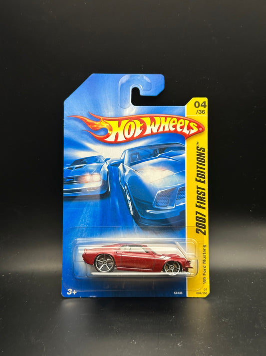 HOT WHEELS - 69 FORD MUSTANG (2007) - HW 2007 FIRST EDITIONS 4/36