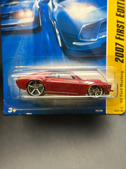 HOT WHEELS - 69 FORD MUSTANG (2007) - HW 2007 FIRST EDITIONS 4/36