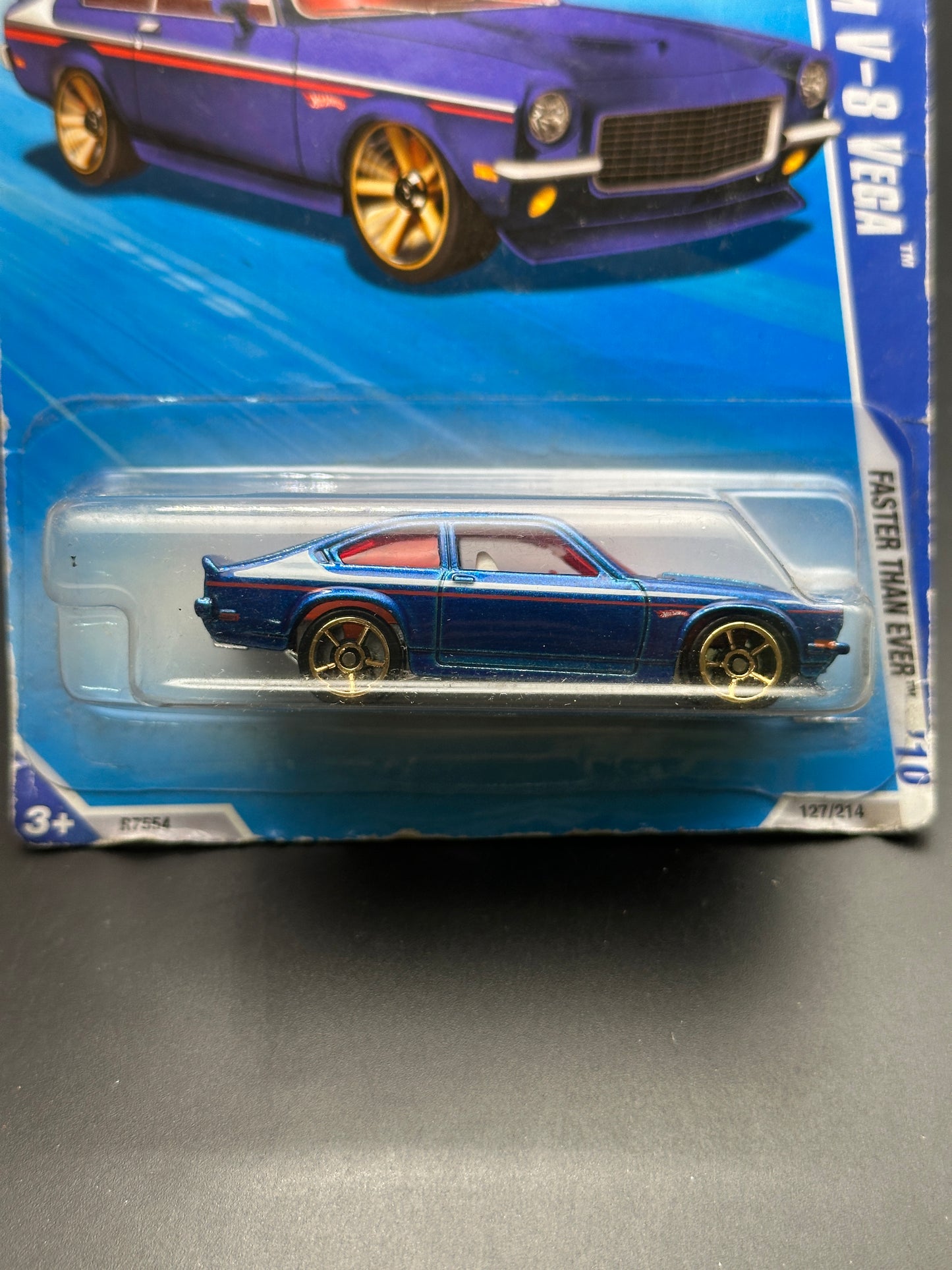 HOT WHEELS - CUSTOM V-8 VEGA (2010) - HW FASTER THAN EVER 1/10