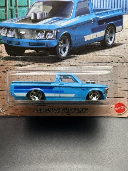 HOT WHEELS - CUSTOM 72 CHEVY LUV (2021) - HW HOT PICKUPS SERIES 5/5