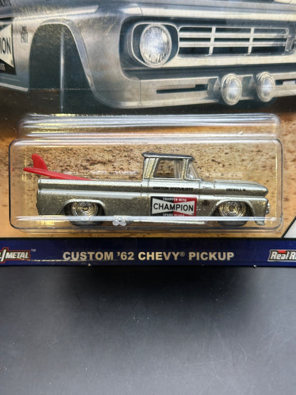 HOT WHEELS - CUSTOM 62 CHEVY PICKUP (2018) - CAR CULTURE: SHOP TRUCKS 1/5