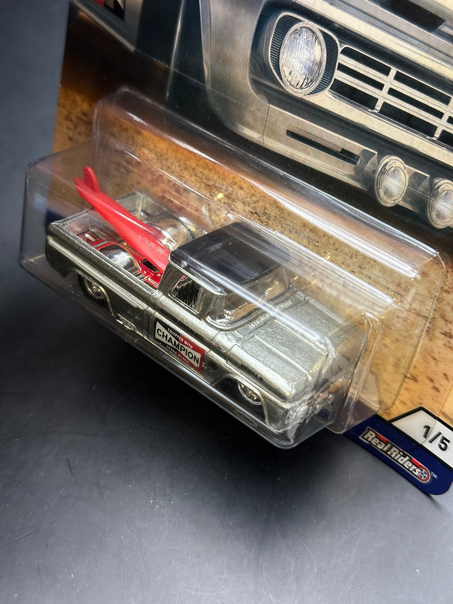HOT WHEELS - CUSTOM 62 CHEVY PICKUP (2018) - CAR CULTURE: SHOP TRUCKS 1/5