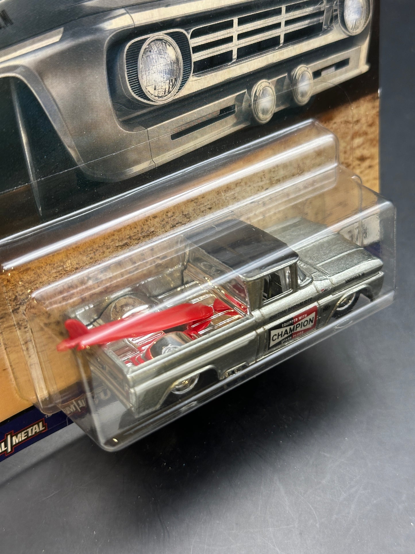 HOT WHEELS - CUSTOM 62 CHEVY PICKUP (2018) - CAR CULTURE: SHOP TRUCKS 1/5