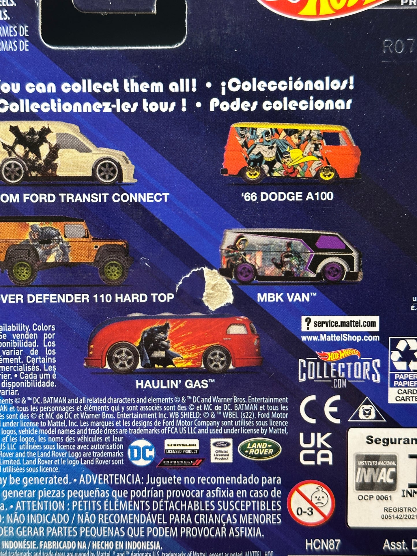 HOT WHEELS - MBK VAN (2022) - BATMAN - POP CULTURE 4/5