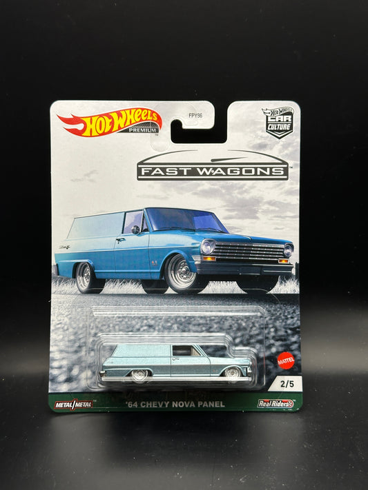 HOT WHEELS - 64 CHEVY NOVA PANEL (2021) - FAST WAGONS 2/5