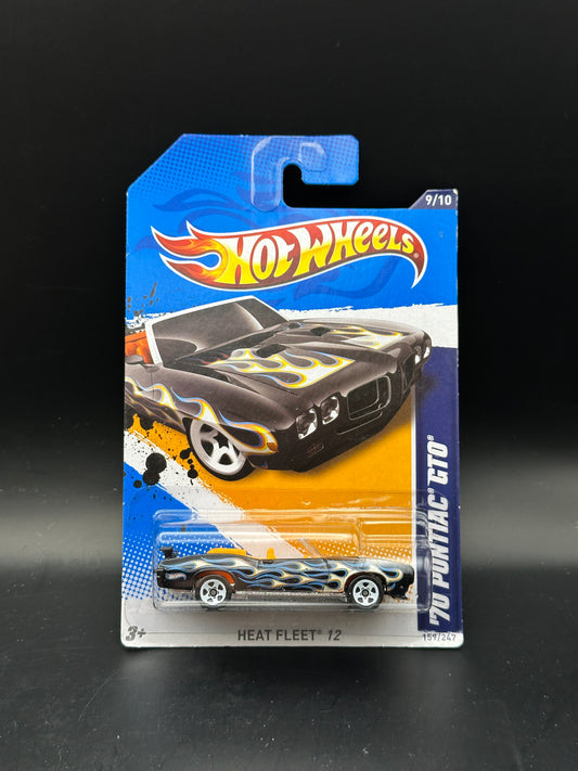 HOT WHEELS - 70 PONTIAC GTO (2012) - HW HEAT FLEET 12 9/10