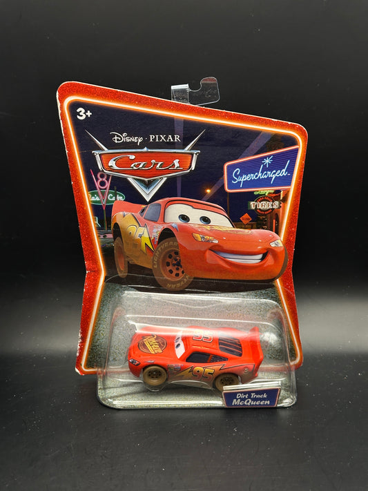 DISNEY PIXAR CARS SUPERCHARGED - DIRT TRACK MCQUEEN - DIECAST