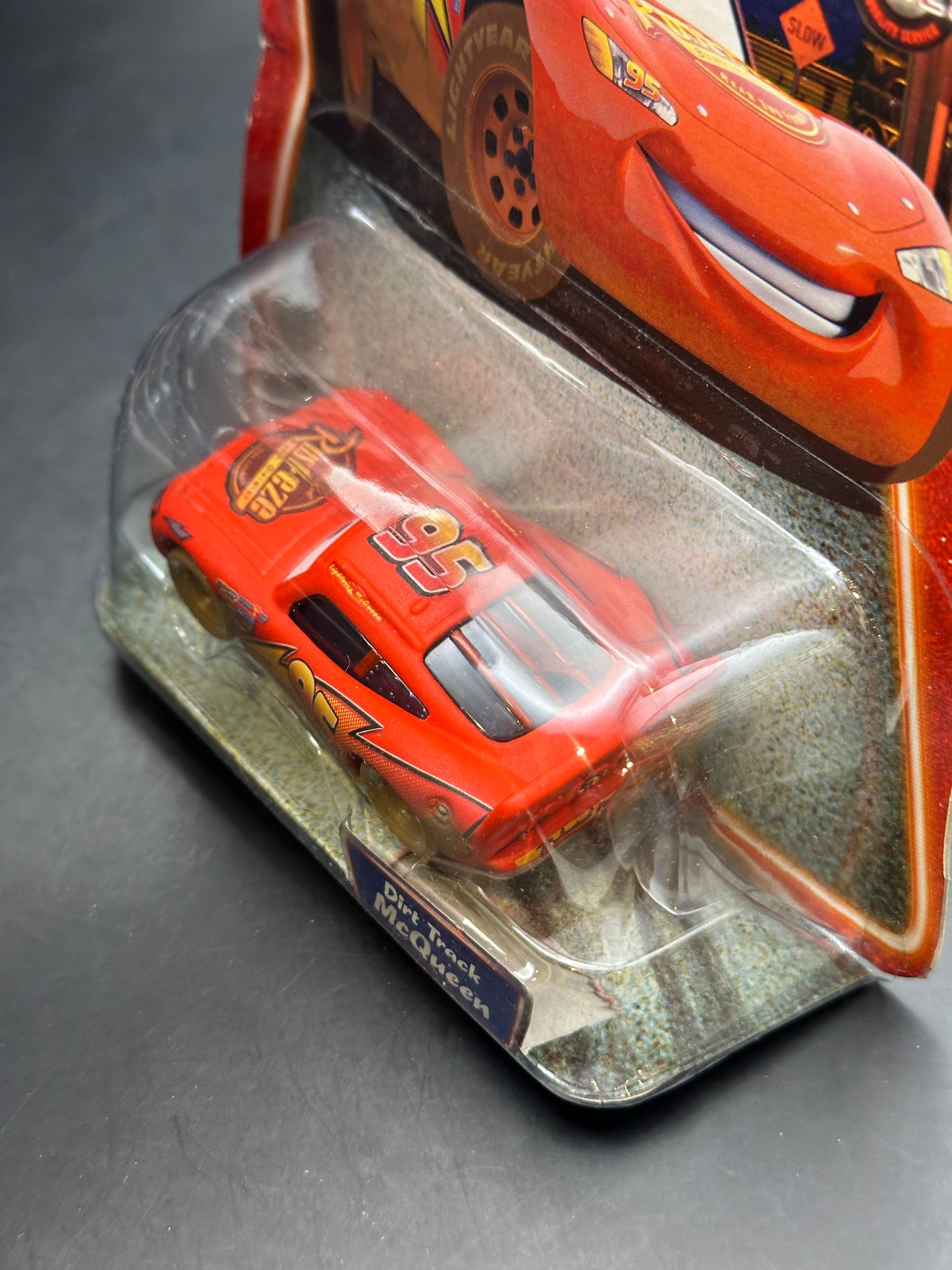 DISNEY PIXAR CARS SUPERCHARGED - DIRT TRACK MCQUEEN - DIECAST
