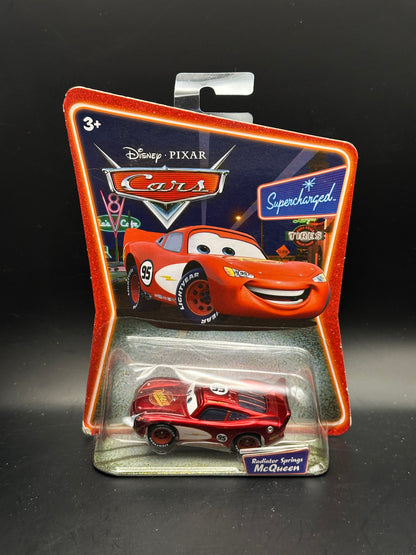 DISNEY PIXAR CARS SUPERCHARGED - RADIATOR SPRINGS MCQUEEN - DIECAST