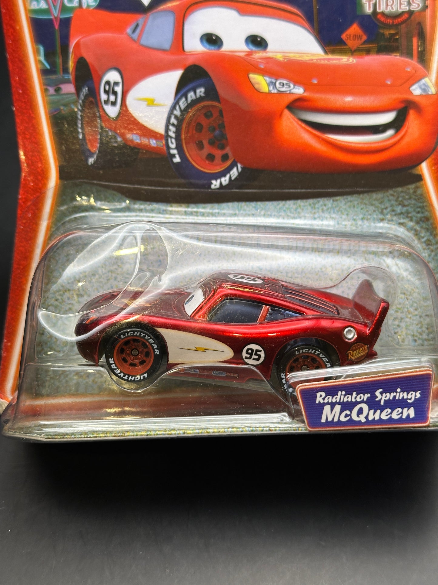 DISNEY PIXAR CARS SUPERCHARGED - RADIATOR SPRINGS MCQUEEN - DIECAST