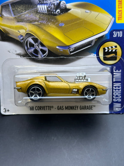 HOT WHEELS - 68 CORVETTE - GAS MONKEY GARAGE (2017) - HW SCREEN TIME 3/10