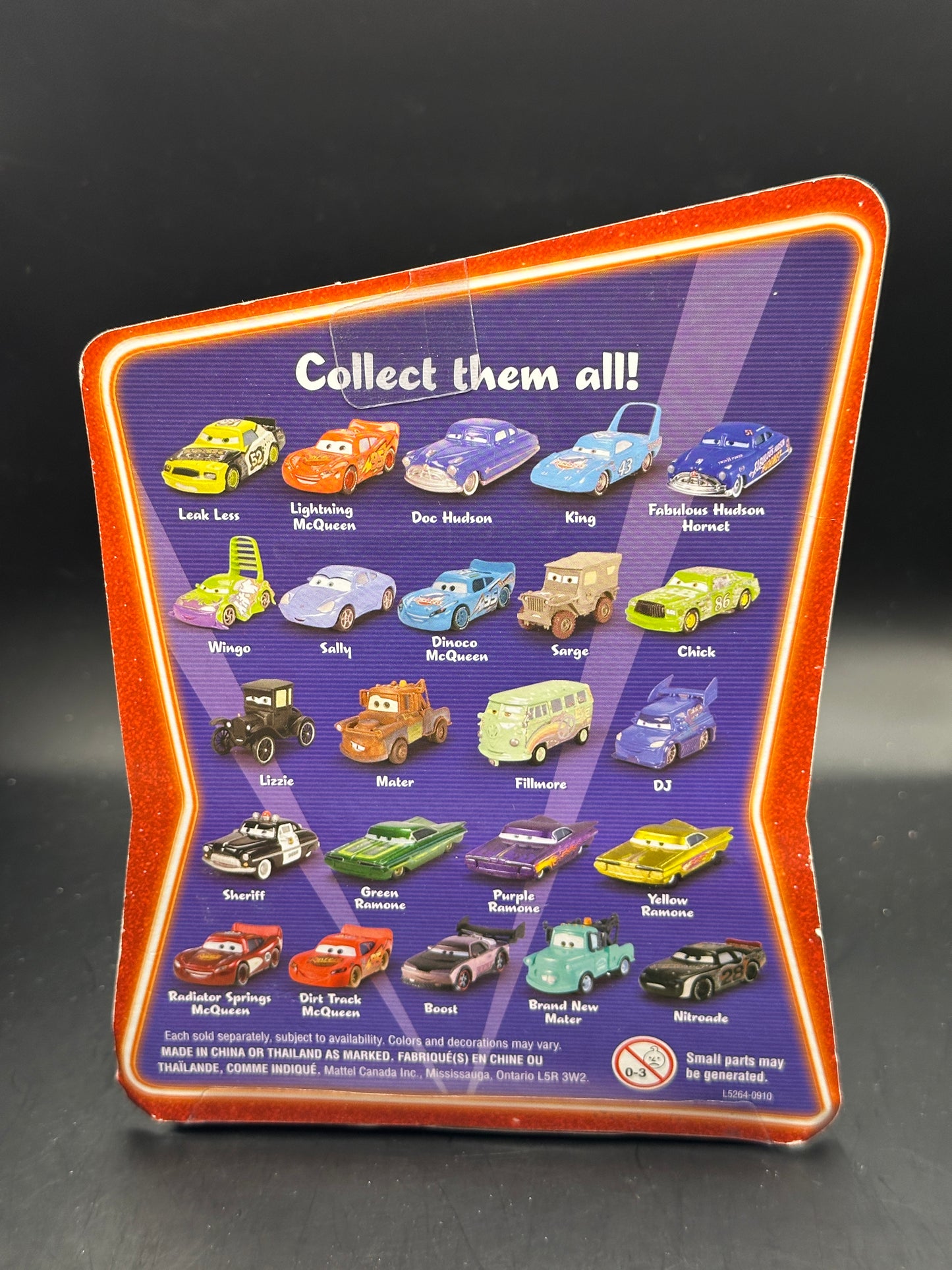 DISNEY PIXAR CARS SUPERCHARGED - LEAK LESS - DIECAST