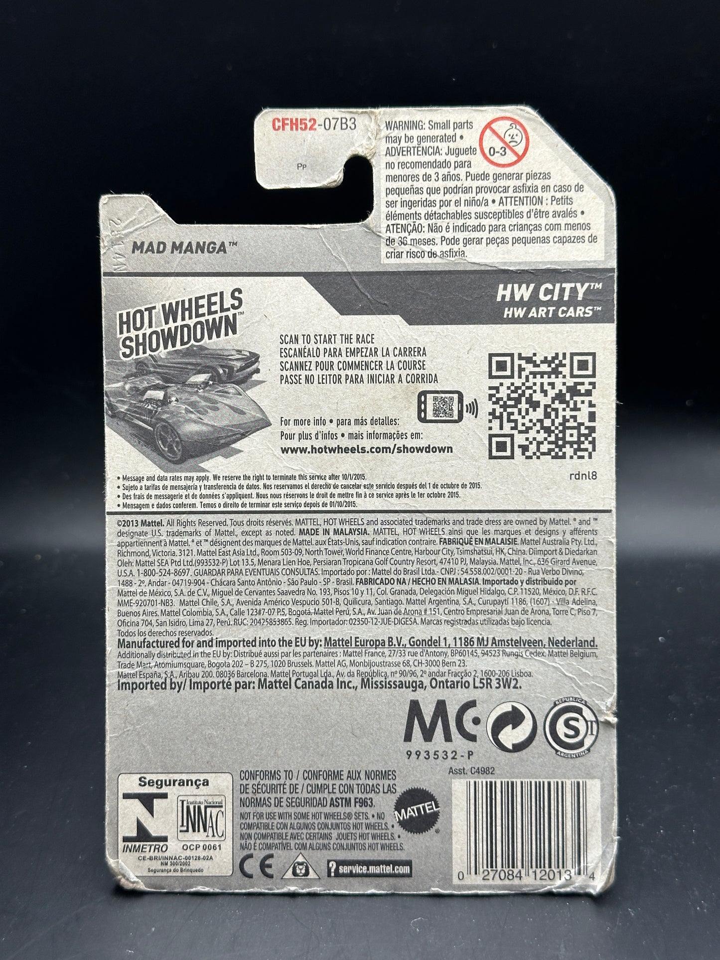 HOT WHEELS - MAD MANGA (2015) - HW CITY HW ART CARS