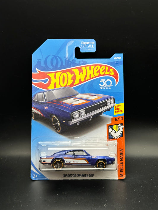 HOT WHEELS - 69 DODGE CHARGER 500 (2018) - HW MUSCLE MANIA 6/10