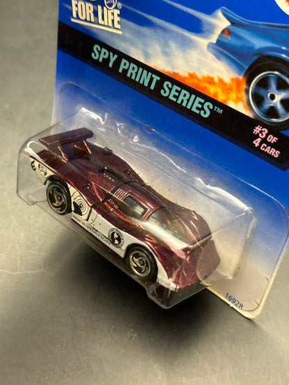HOT WHEELS - SOL-AIRE CX4 (1997) - HW SPY PRINT SERIES 3/4