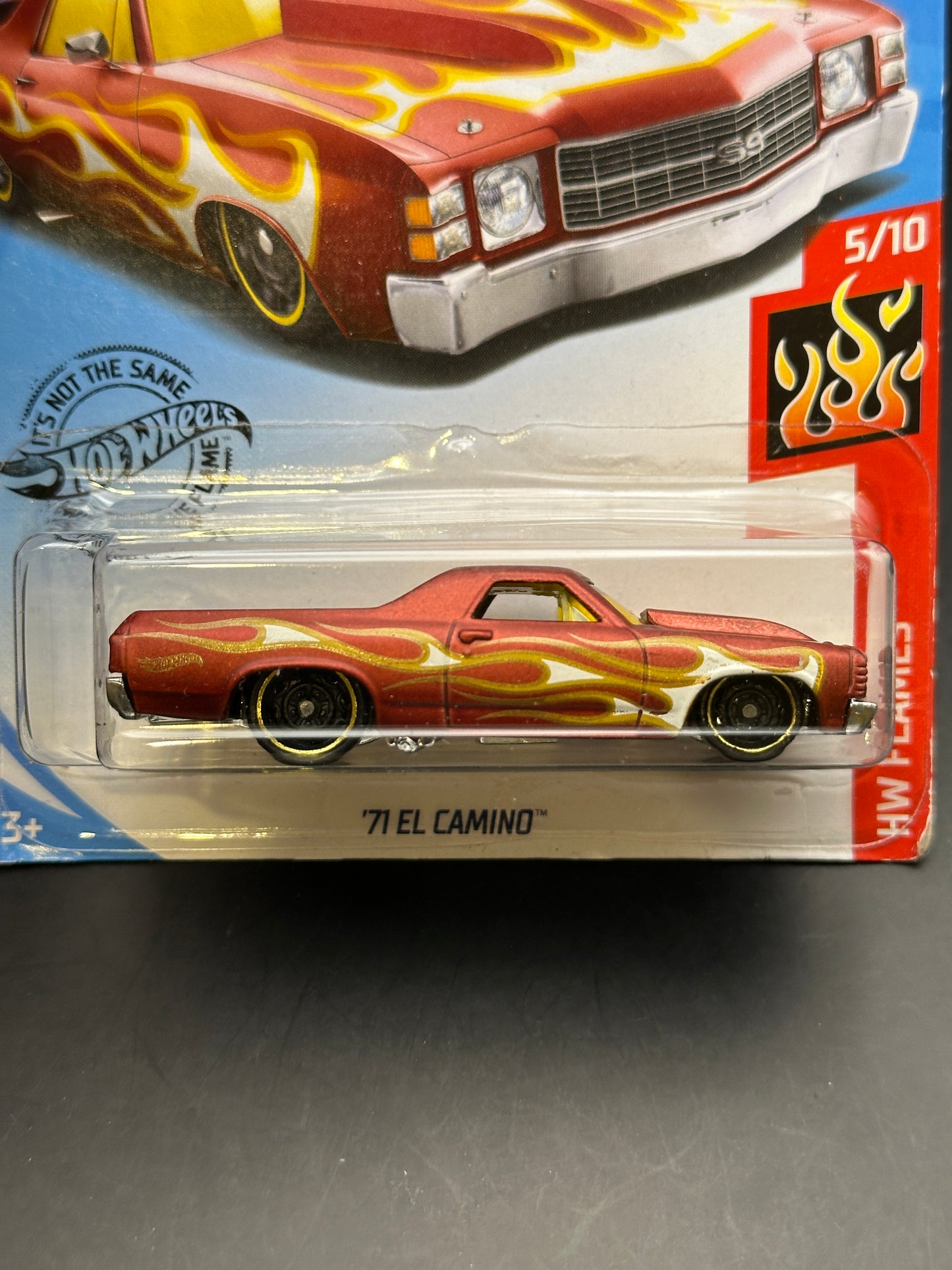 HOT WHEELS - 71 EL CAMINO (2019) - HW FLAMES 5/10