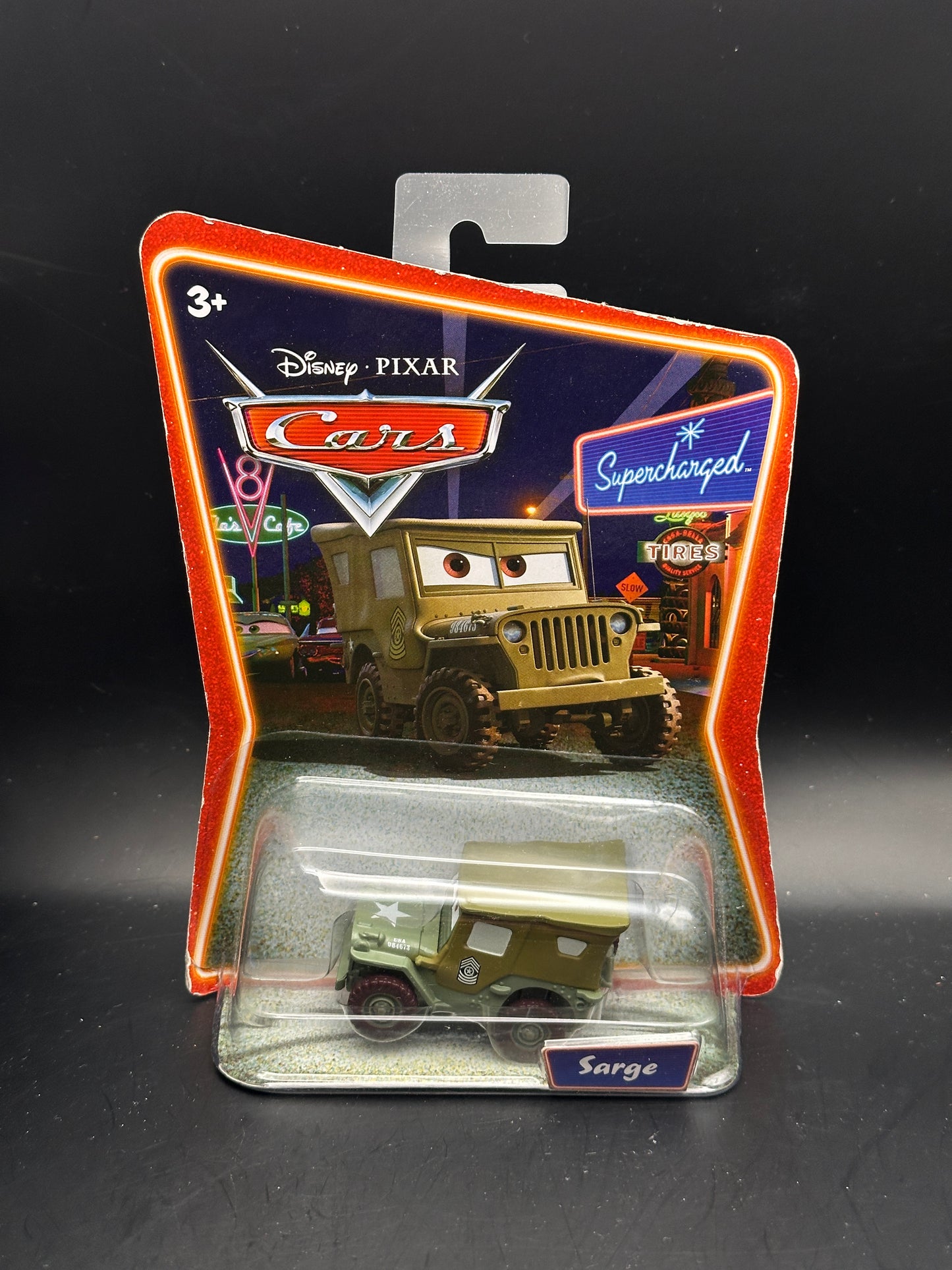 DISNEY PIXAR CARS SUPERCHARGED - SARGE - DIECAST