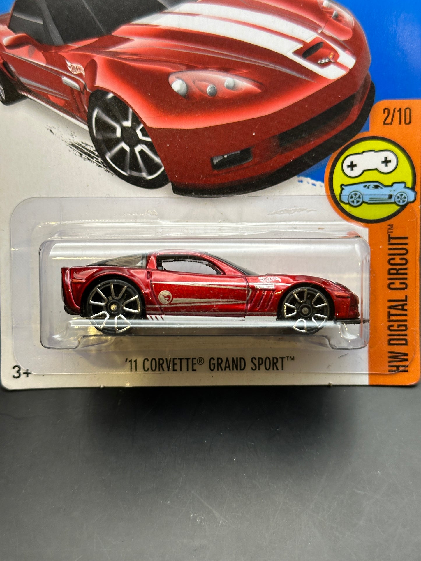 HOT WHEELS - 11 CORVETTE GRAND SPORT - TREASURE HUNT (2016) - HW DIGITAL CIRCUIT 2/10