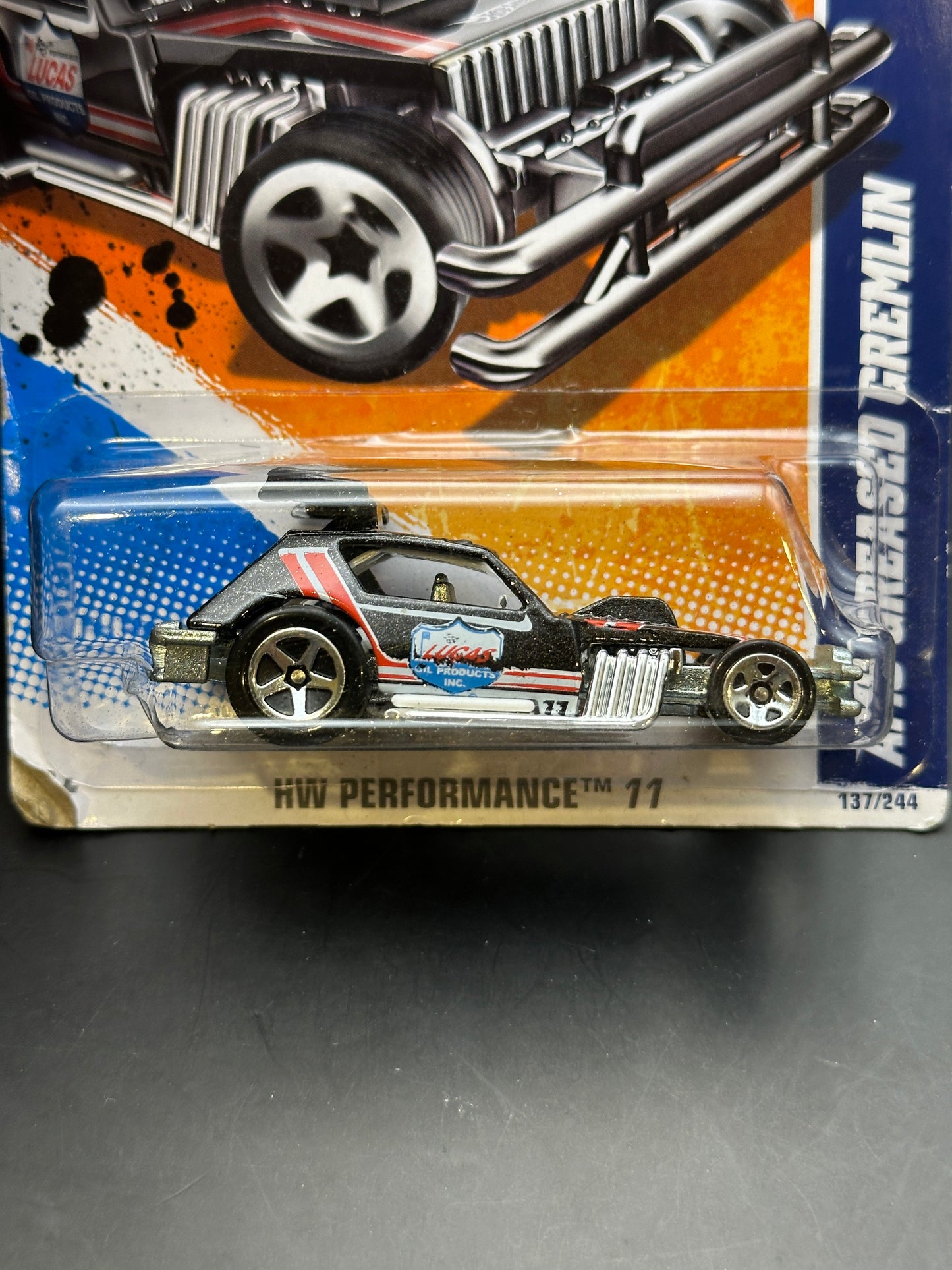 HOT WHEELS - AMC GREASED GREMLIN (2011) - HW PERFORMANCE 7/10