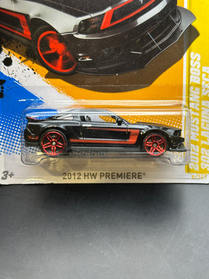 HOT WHEELS - FORD MUSTANG BOSS 302 LAGUNA SECA (2012) - HW 2012 PREMIERE