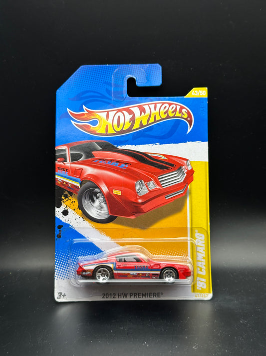 HOT WHEELS - 81 CAMARO (2012) - HW 2012 PREMIERE