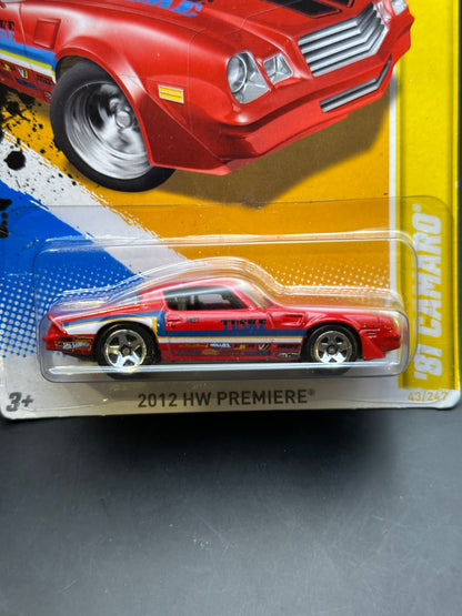 HOT WHEELS - 81 CAMARO (2012) - HW 2012 PREMIERE