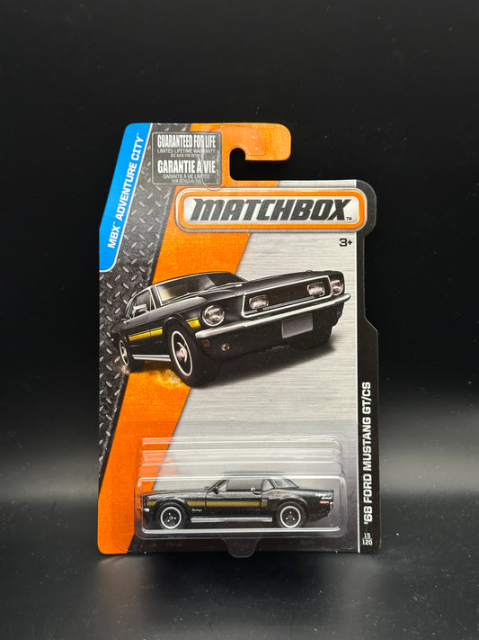 MATCHBOX - 68 FORD MUSTANG GT/CS - MATCHBOX DIECAST 15/120