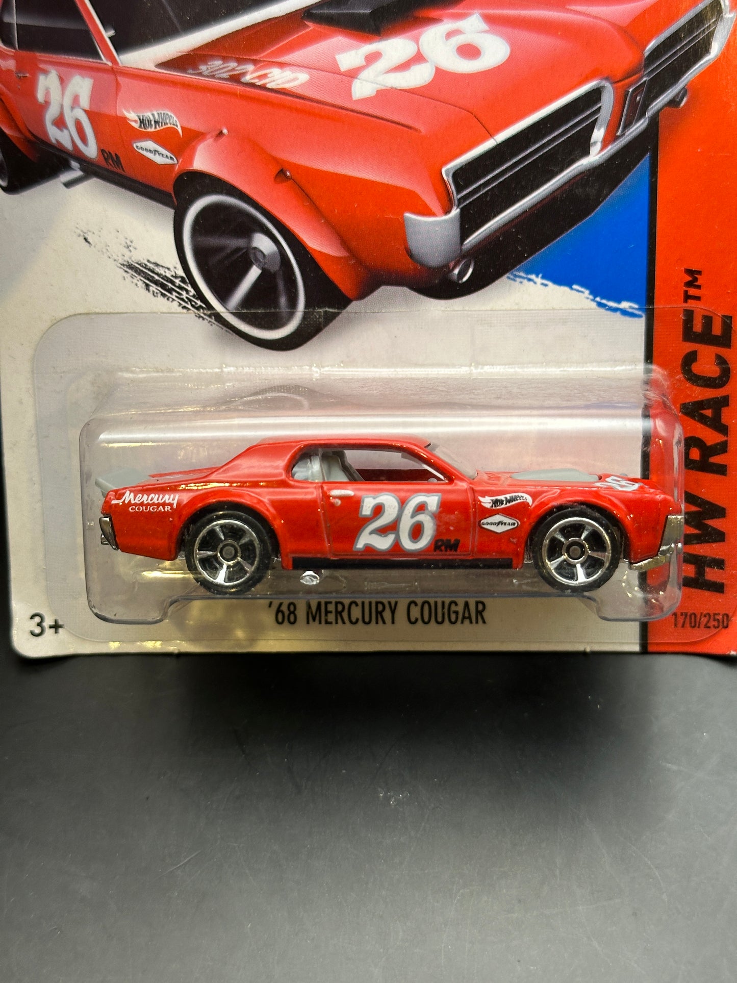 HOT WHEELS - 68 MERCURY COUGAR (2014) - HW RACE