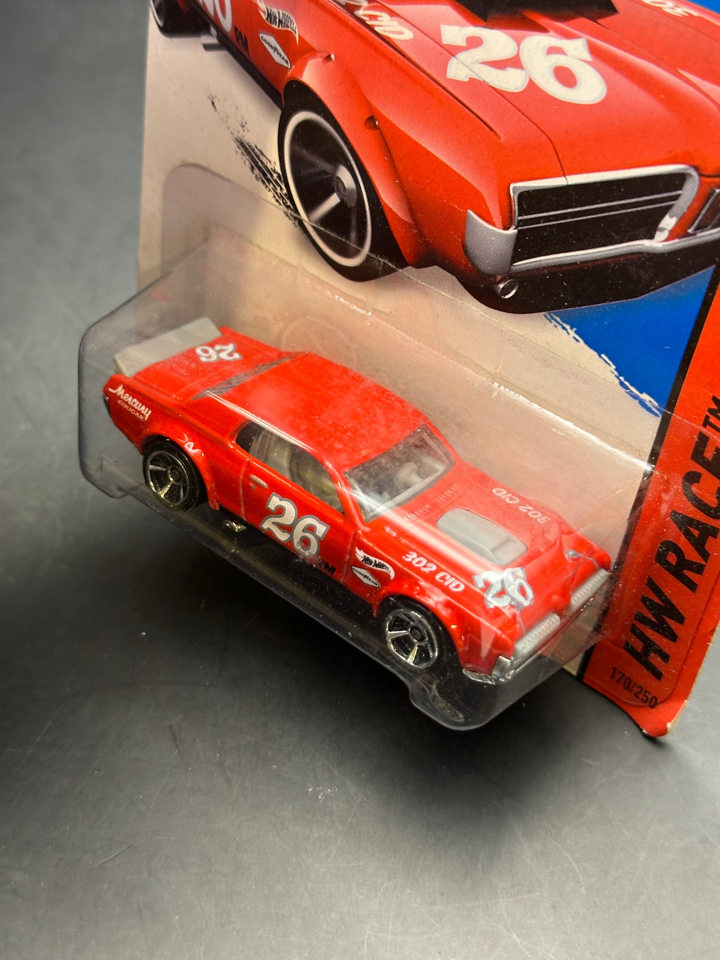 HOT WHEELS - 68 MERCURY COUGAR (2014) - HW RACE