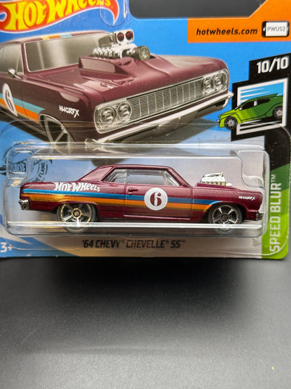 HOT WHEELS - 64 CHEVELLE SS (2019) - HW SPEED BLUR 10/10