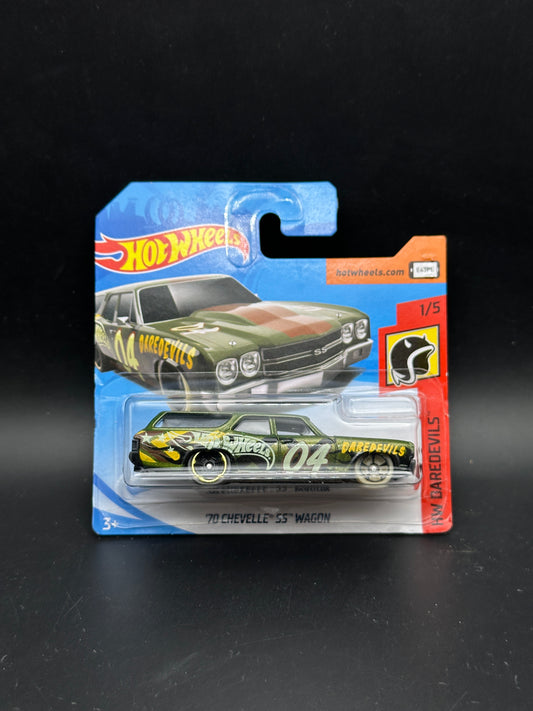 HOT WHEELS - 70 CHEVELLE SS WAGON (2018) - HW DAREDEVILS 1/5