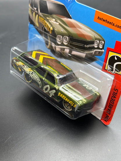 HOT WHEELS - 70 CHEVELLE SS WAGON (2018) - HW DAREDEVILS 1/5