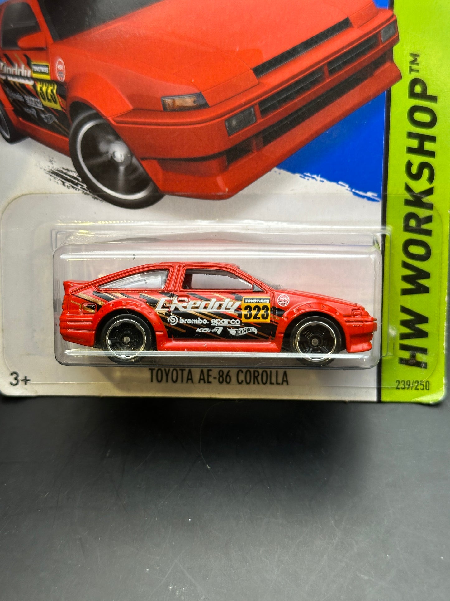 HOT WHEELS - TOYOTA AE-86 COROLLA (2015) - HW WORKSHOP