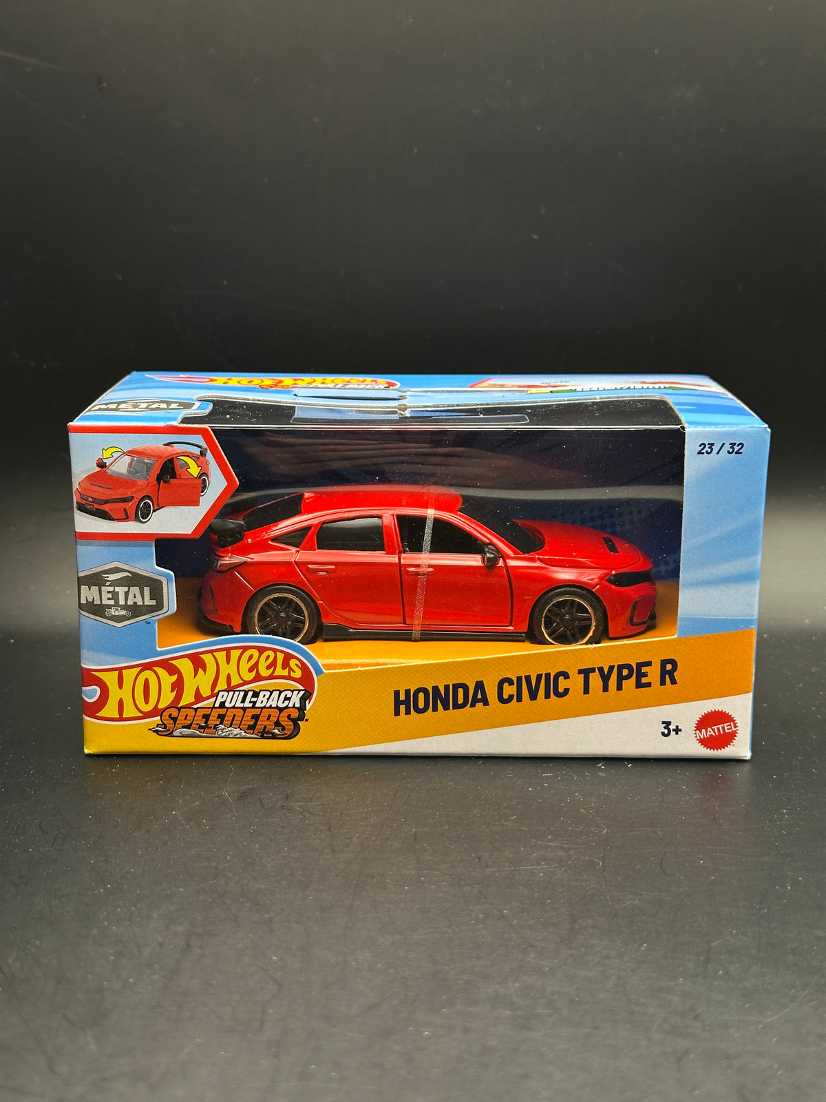 HOT WHEELS - HONDA CIVIC TYPE R (2026) - PULL BACK SPEEDERS
