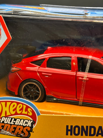 HOT WHEELS - HONDA CIVIC TYPE R (2026) - PULL BACK SPEEDERS